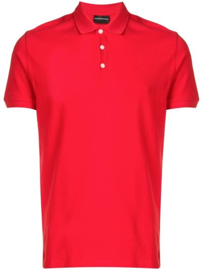 Camisa Polo Armani Emporio Classic Hombre Rojas | UUJNKBU3