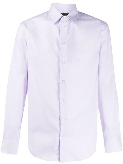 Camisas Armani Emporio Slim Fit Hombre Moradas | DBBCSZD2