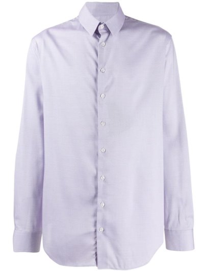 Camisas Giorgio Armani Long Sleeve Hombre Moradas | 10VYD98O