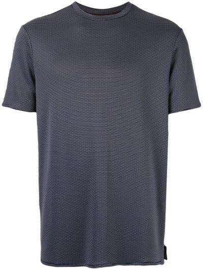 Camiseta Armani Emporio Printed Straight Fit Hombre Azules Blancas | J92C2F12