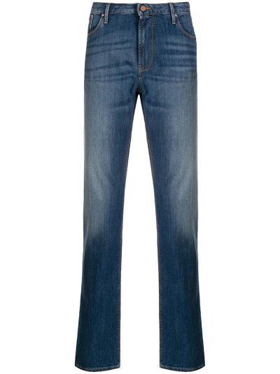 Jeans Armani Emporio Mid Rise Slim Hombre Azules | DMKLWUMU