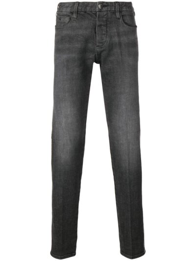 Jeans Armani Emporio Skinny Hombre Gris | CO57YLHA