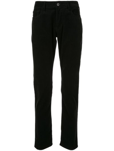 Pantalones Armani Emporio Mid Rise Straight Leg Hombre Negras | NU7N5T3J