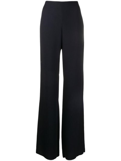 Pantalones Armani Emporio Plain Flared Mujer Azules | SUUOKAXN