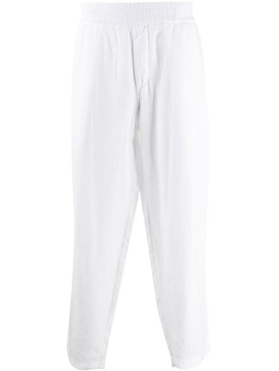 Pantalones Armani Emporio Relaxed Straight Leg Hombre Blancas | FVUU1CW6