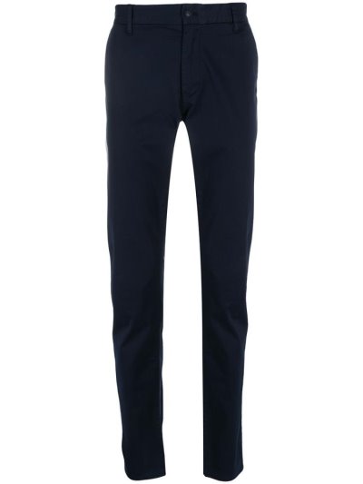 Pantalones Armani Emporio Slim Fit Tailored Pants Hombre Azules | C76572YM