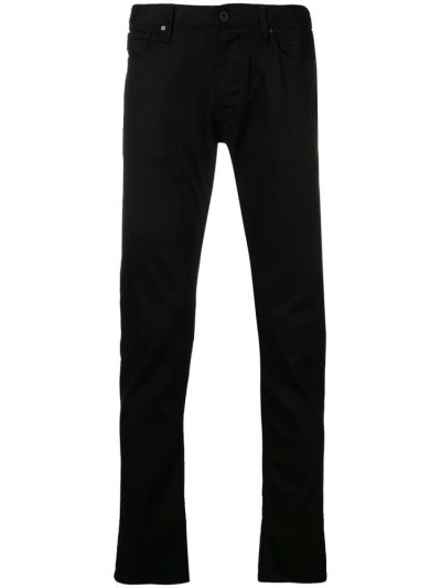 Pantalones Armani Emporio Slim Fit Hombre Negras | MY3C3G96