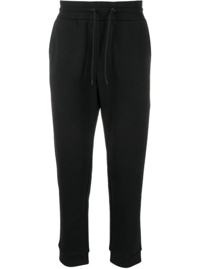 Pantalones Armani Emporio Slim Fit Pista Hombre Negras | YQO79S3P