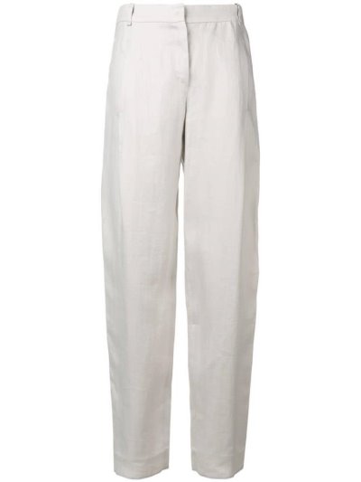 Pantalones Armani Emporio Straight Leg Tailored Pants Mujer Beige | FV4U104K