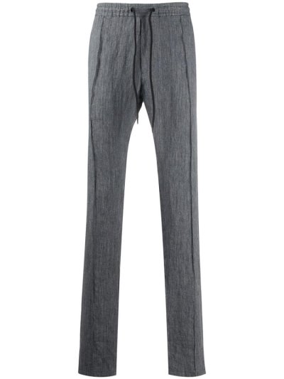 Pantalones Armani Emporio Straight Leg Hombre Gris | UGH4RQ2J