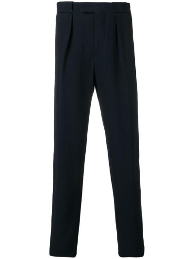 Pantalones Giorgio Armani Corduroy Straight Leg Hombre Azules | TYYQ9599