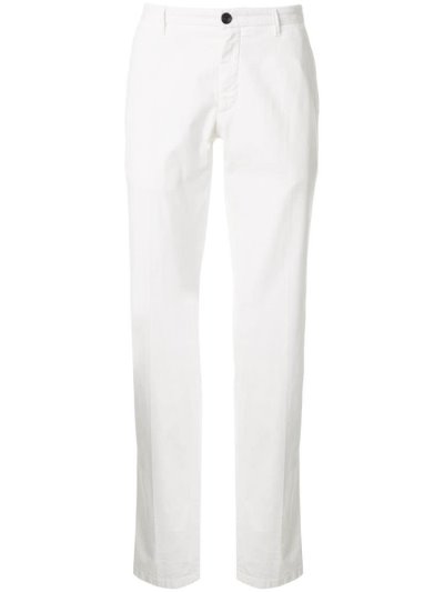 Pantalones Giorgio Armani Straight Leg Chino Hombre Blancas | GFUIZDGA