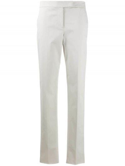 Pantalones Giorgio Armani Straight Leg Tailored Pants Mujer Gris | KHLLSFPF