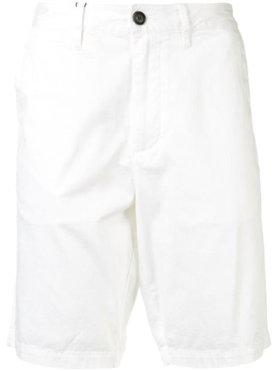 Pantalones Cortos Armani Emporio Plain Bermuda Shorts Hombre Blancas | 0L6TRP0A