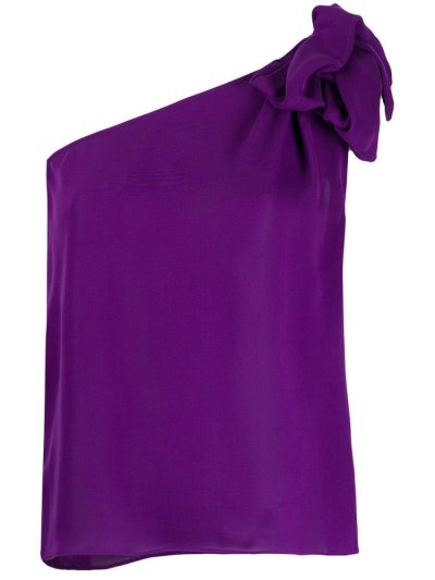 Tops Armani Emporio One Shoulder Mujer Moradas | 7D5OX2AY