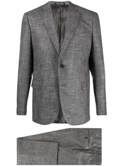 Trajes Armani Emporio Fitted Two Piece Hombre Gris | OOIY05A3