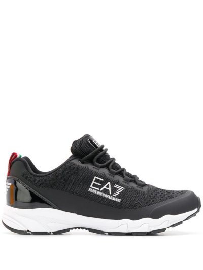 Zapatillas Ea7 Emporio Armani Encaje Up Hombre Negras | 6Y2UUGDW