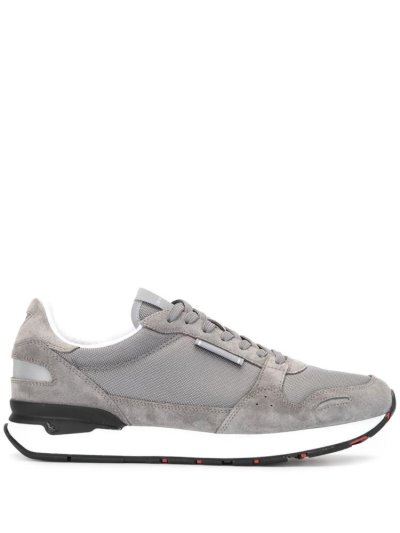 Zapatillas Armani Emporio Panelled Low Hombre Gris | JM9ROWNL