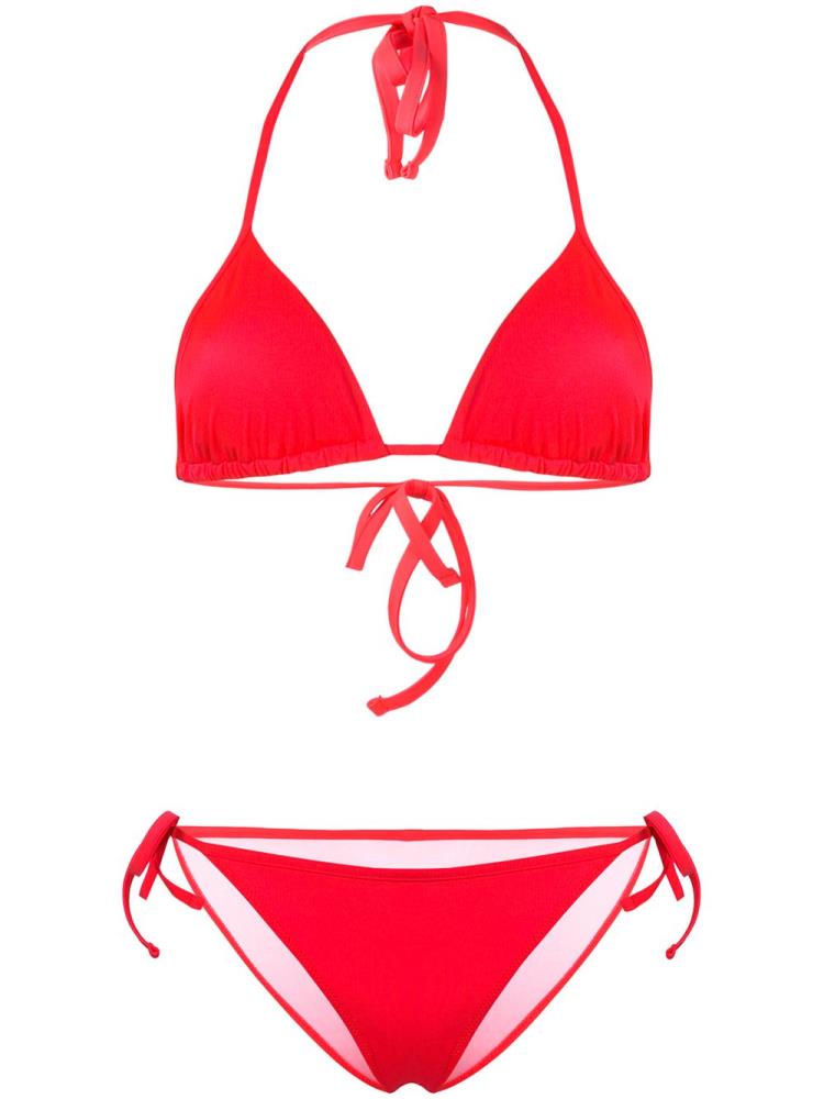 Bikini Ea7 Emporio Armani Triangle Mujer Rosas | J89ASCJA