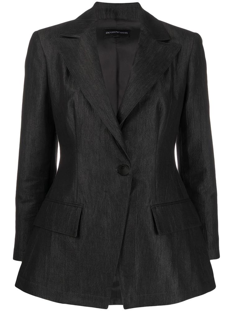 Blazers Armani Emporio Single Breasted Mujer Negras | JN9B7VDC