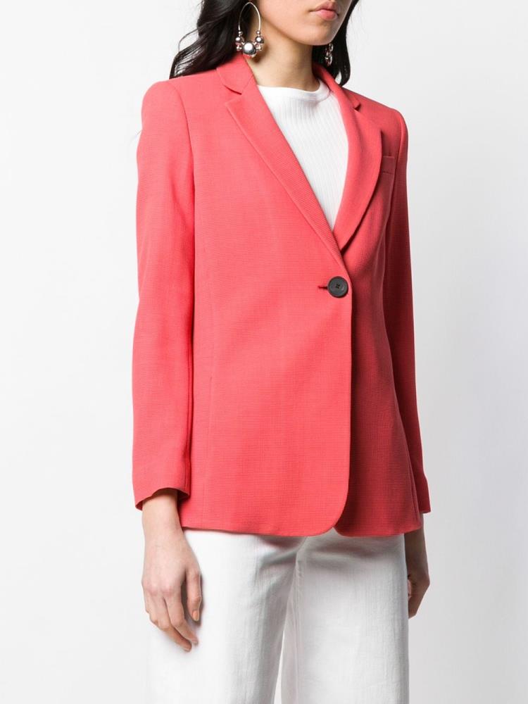 Blazers Armani Emporio Single Button Mujer Rosas | BT352U13