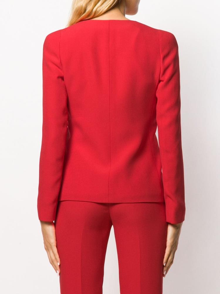 Blazers Giorgio Armani Asymmetric Mujer Rojas | J7ZGM20X