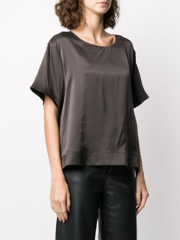 Blusas Giorgio Armani Loose Fit Mujer Gris | R9LSL705