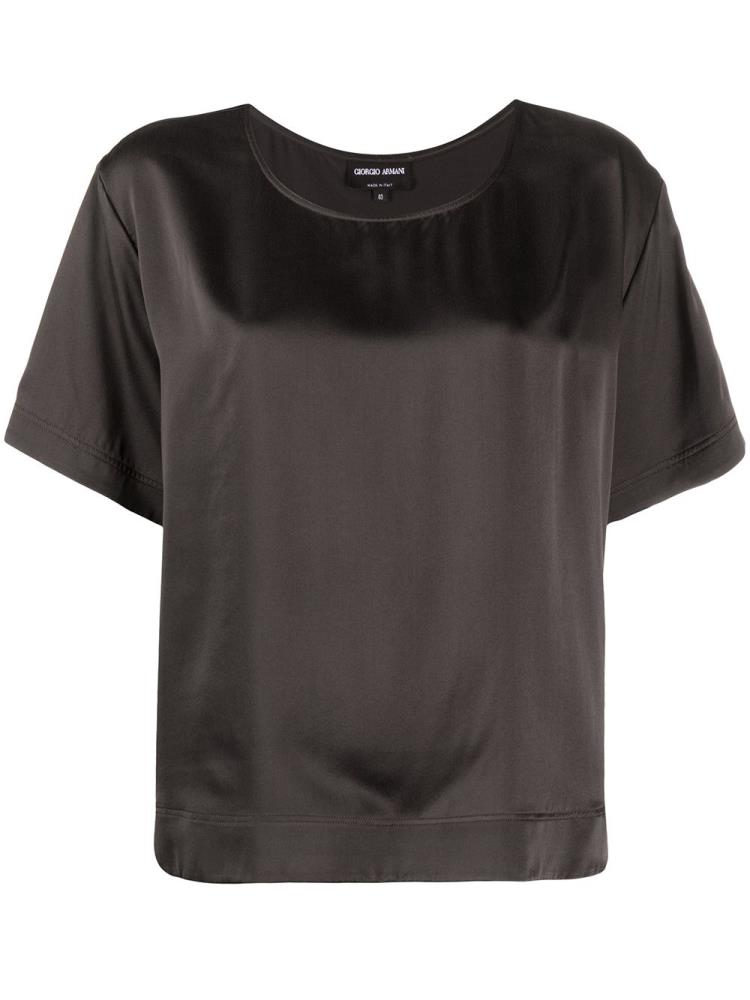 Blusas Giorgio Armani Loose Fit Mujer Gris | R9LSL705