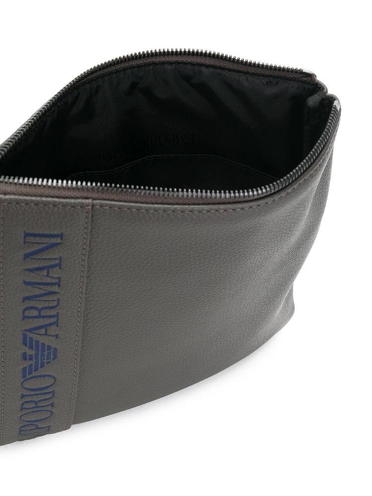 Bolsa De Hombro Armani Emporio Logo Hombre Gris | CVNBRGNH