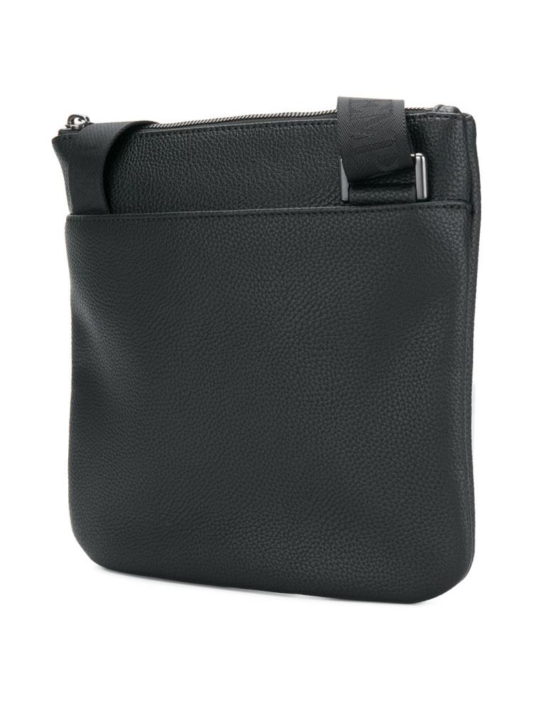 Bolsa De Hombro Armani Emporio Logo Hombre Negras | IHF1GMZJ