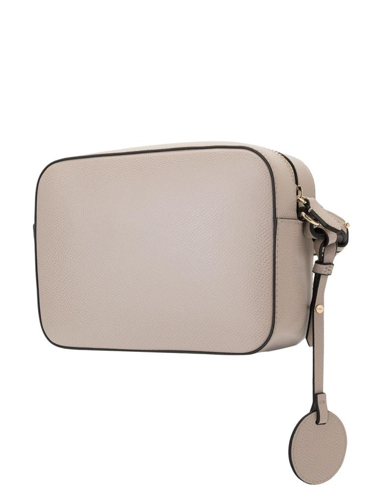 Bolsas Armani Emporio Logo Embossed Camera Bag Mujer Beige | HJC3D2HZ