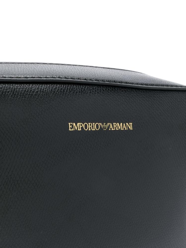 Bolsas Armani Emporio Textured Camera Bag Mujer Negras | PIBEE3Q8