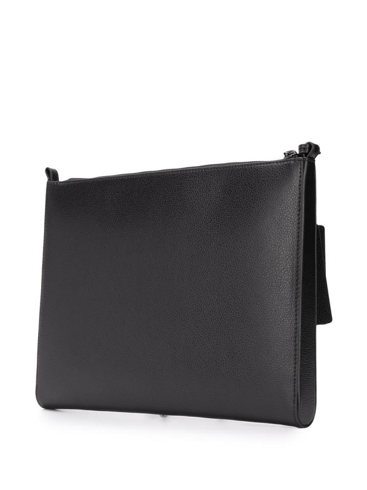 Bolso Clutch Armani Emporio Wrist Correa Hombre Negras | M7DVDSTJ