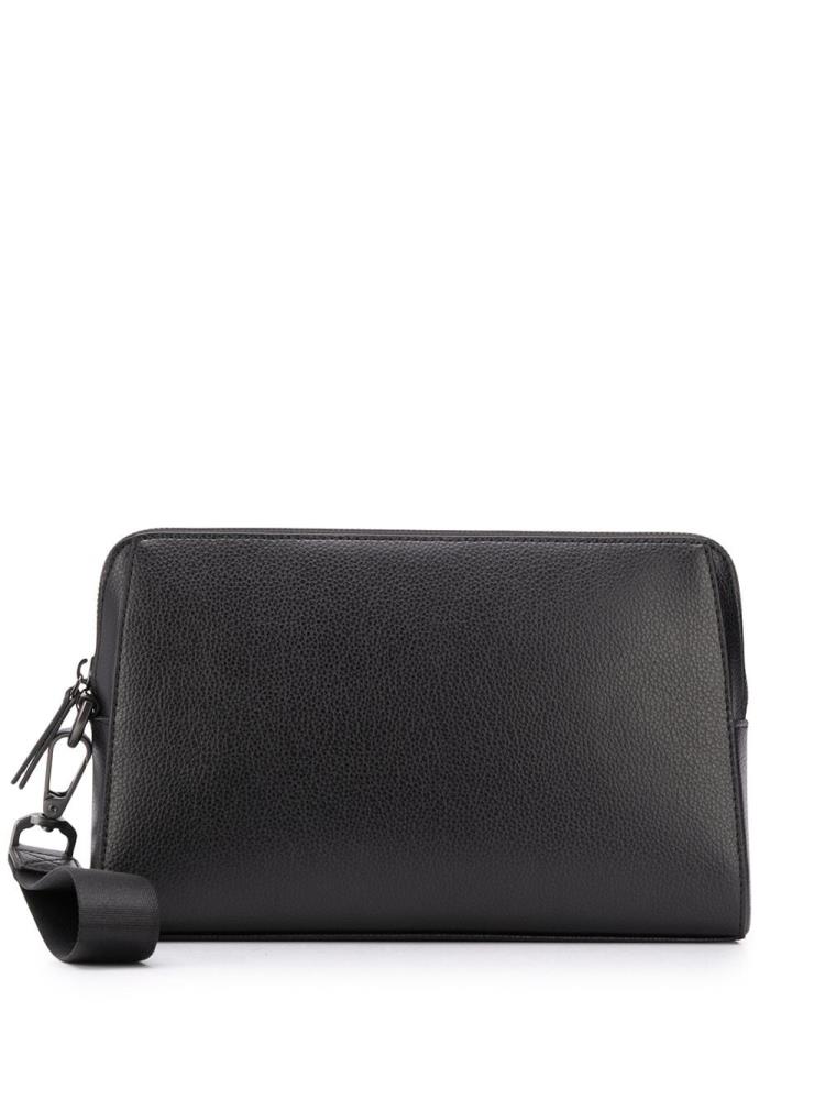 Bolso Clutch Armani Emporio Wrist Correa Hombre Negras | VWH3WKO1