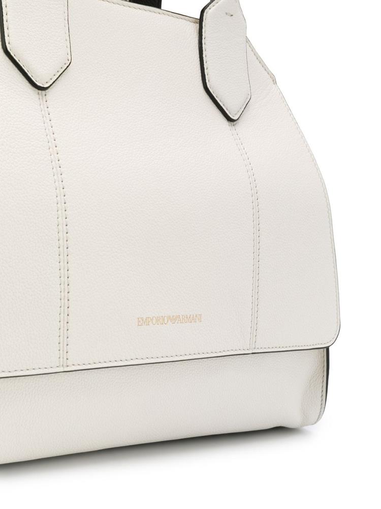 Bolso Tote Armani Emporio Large Mujer Blancas | 2ZHECWVD