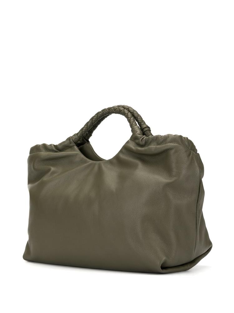 Bolso Tote Giorgio Armani Logo Charm Mujer Verde | YHWVGVCM