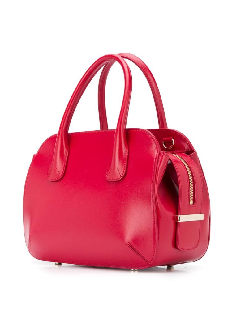 Bolso Tote Giorgio Armani Logo Top Handle Mujer Rojas | TE560XN9