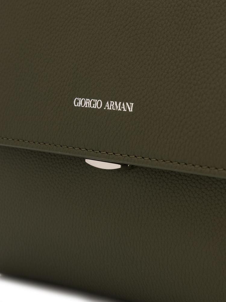 Bolso Tote Giorgio Armani Soft Logo Mujer Verde | CYTJTFB7