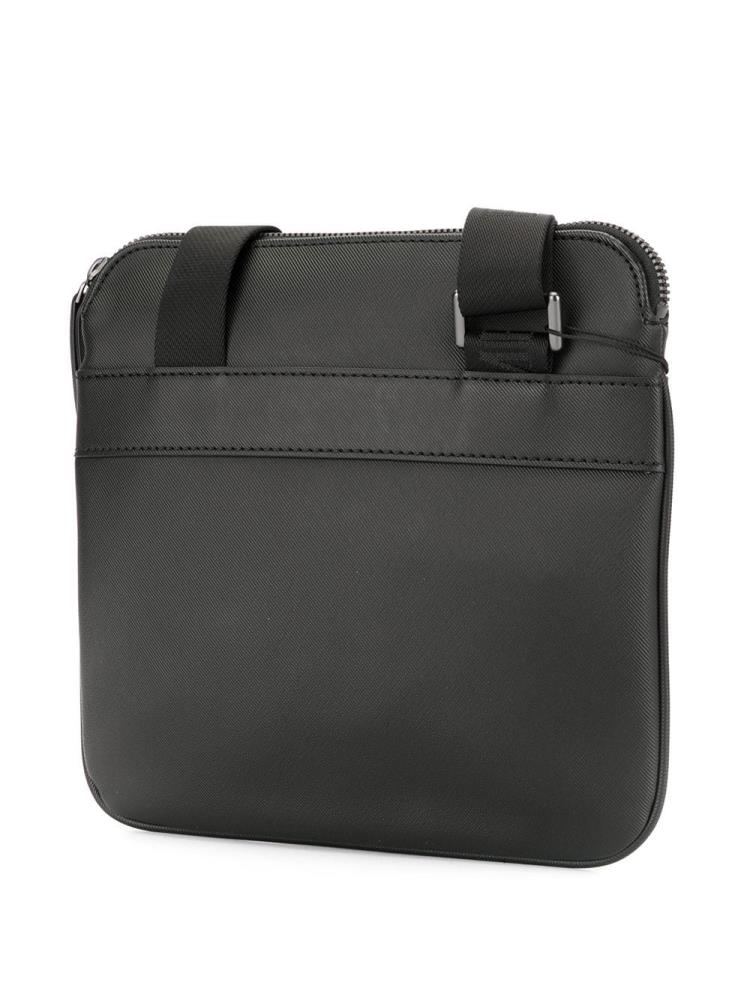 Bolsos Cruzados Armani Emporio Engraved Logo Hombre Negras | 9TM3JCZN