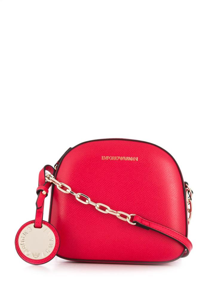 Bolsos Cruzados Armani Emporio Logo Mujer Rojas | UJQBI33F