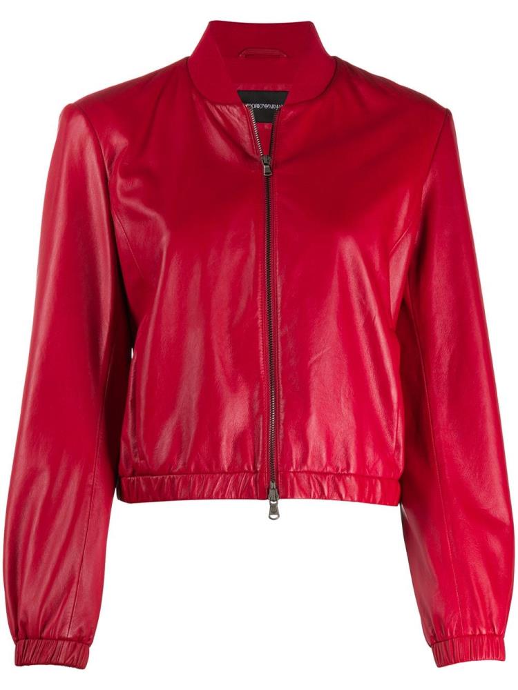 Bomber Jacket Armani Emporio Corta Mujer Rojas | EK86XFM1