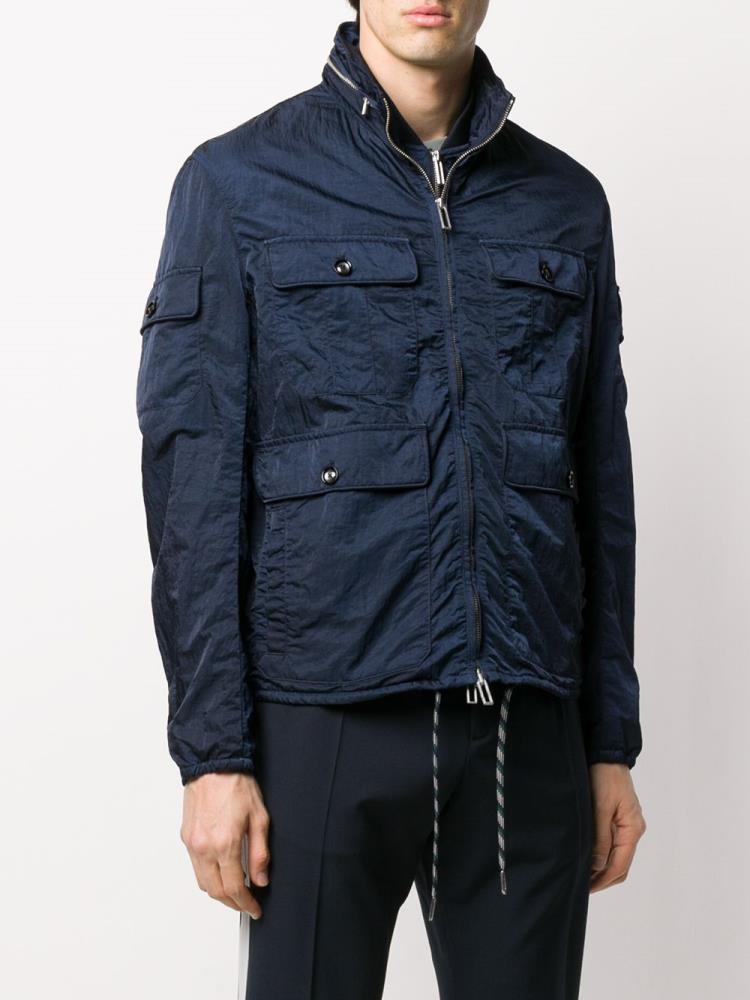 Bomber Jacket Armani Emporio Ligeros Hombre Azules | ZCLNE0LN