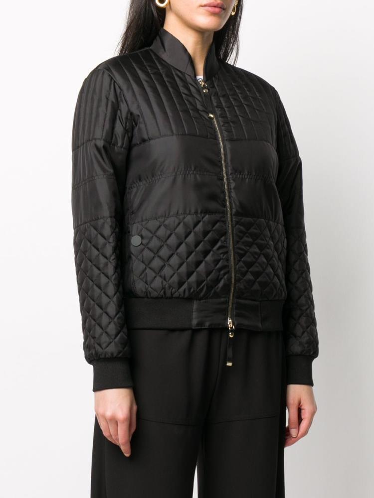 Bomber Jacket Armani Emporio Quilted Mujer Negras | H7D8PVDQ