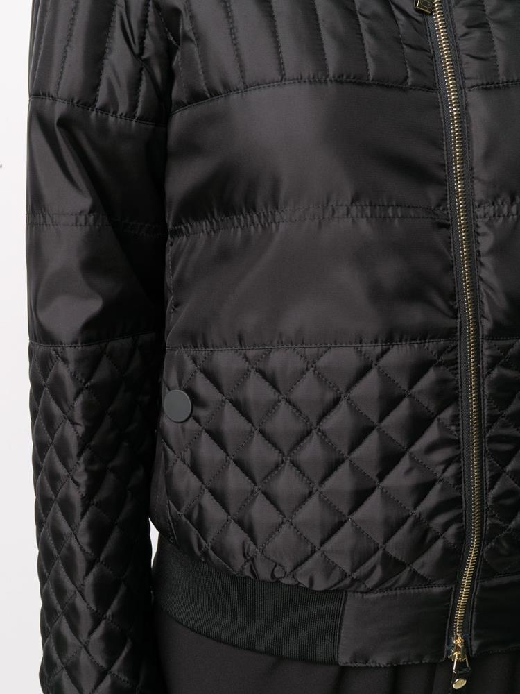 Bomber Jacket Armani Emporio Quilted Mujer Negras | H7D8PVDQ