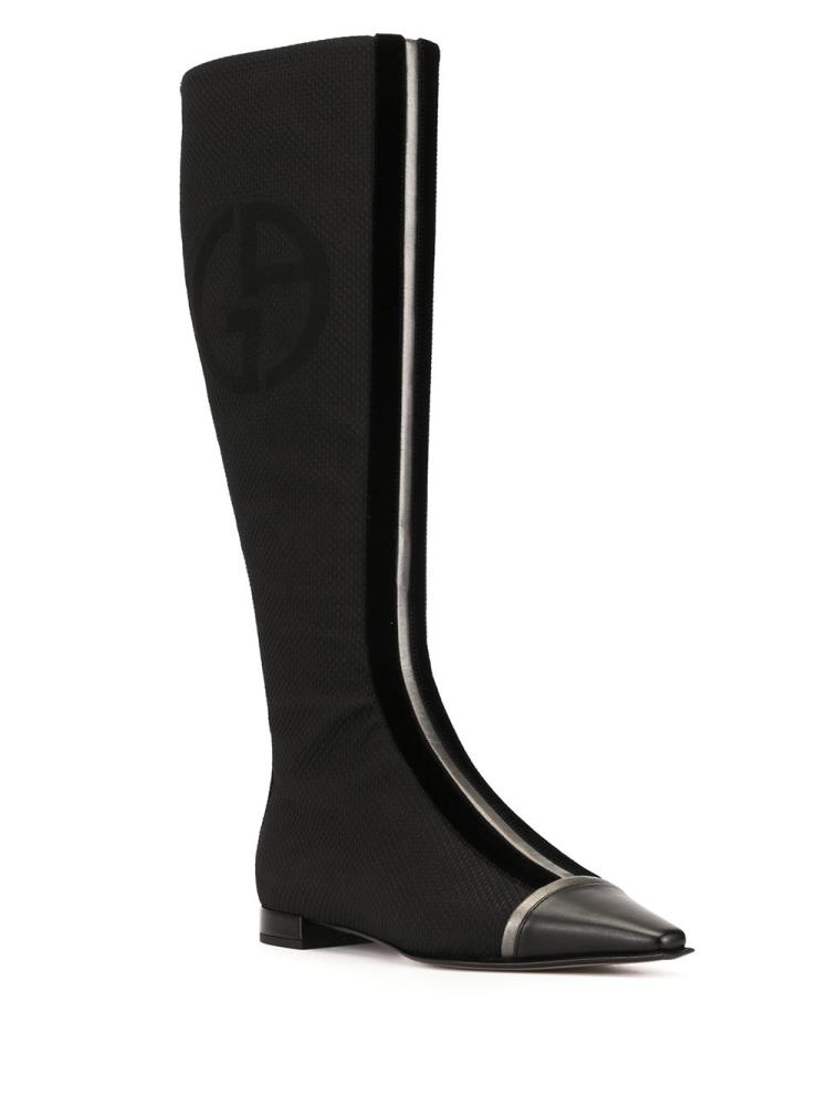 Botas Giorgio Armani Knee Length Mujer Negras | 7W8R3WYA