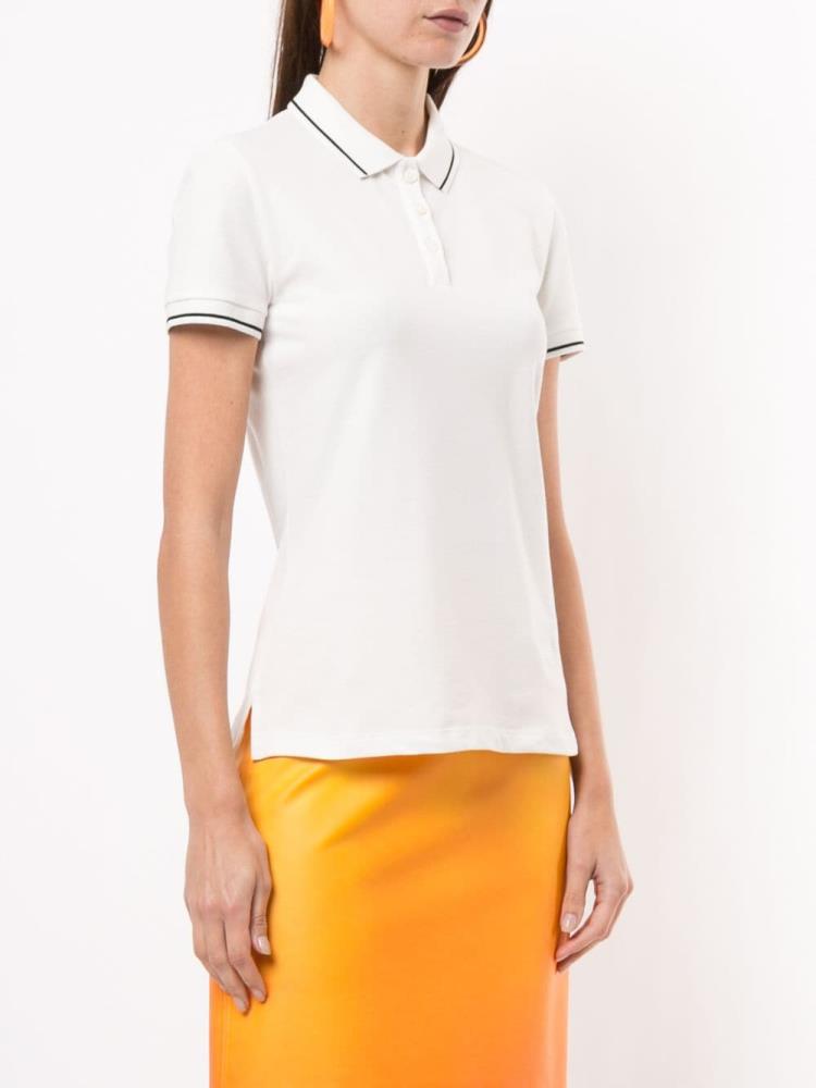 Camisa Polo Armani Emporio Piqué Mujer Blancas | R2PPYA35