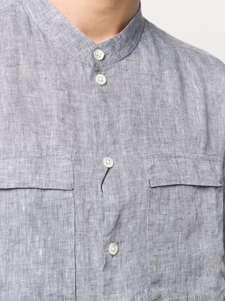 Camisas Armani Emporio Chest Pockets Hombre Gris | CIJH6PI9