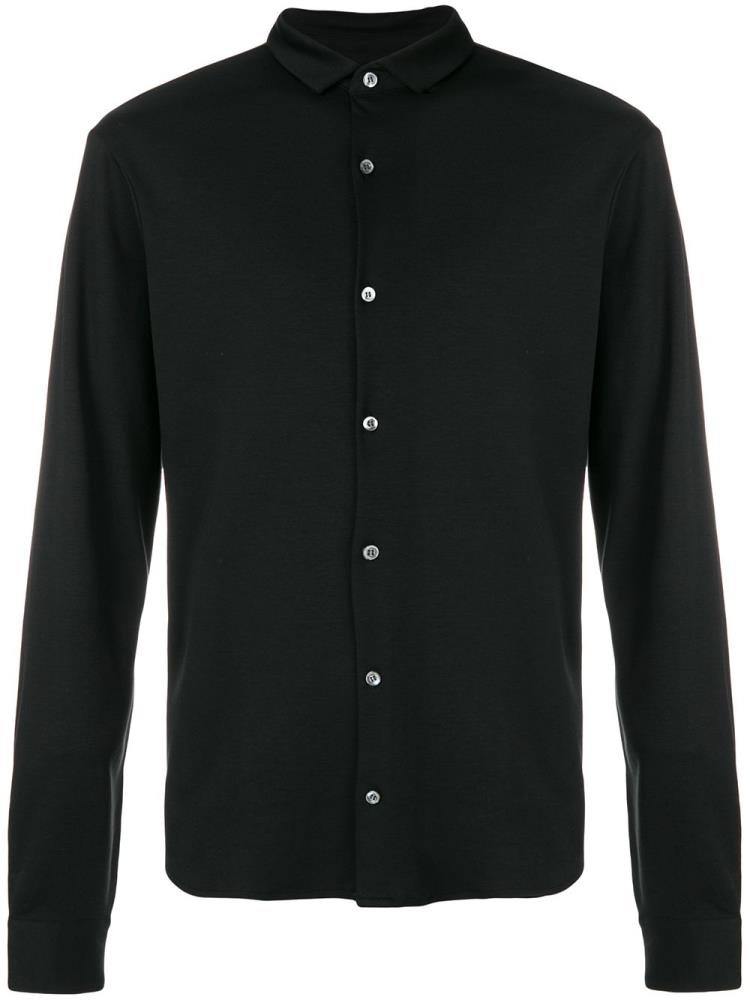 Camisas Armani Emporio Classic Button Down Hombre Negras | D4ZOU8IW