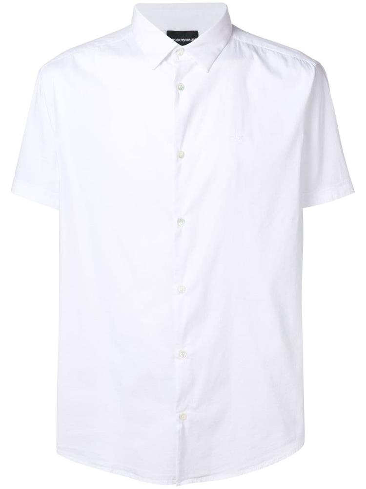 Camisas Armani Emporio Corta Sleeve Hombre Blancas | RA33G82D