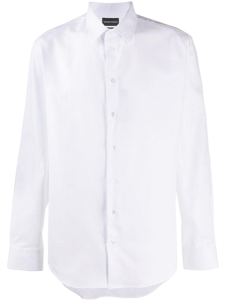 Camisas Armani Emporio Formal Long Sleeve Hombre Blancas | 0SH7DHW5